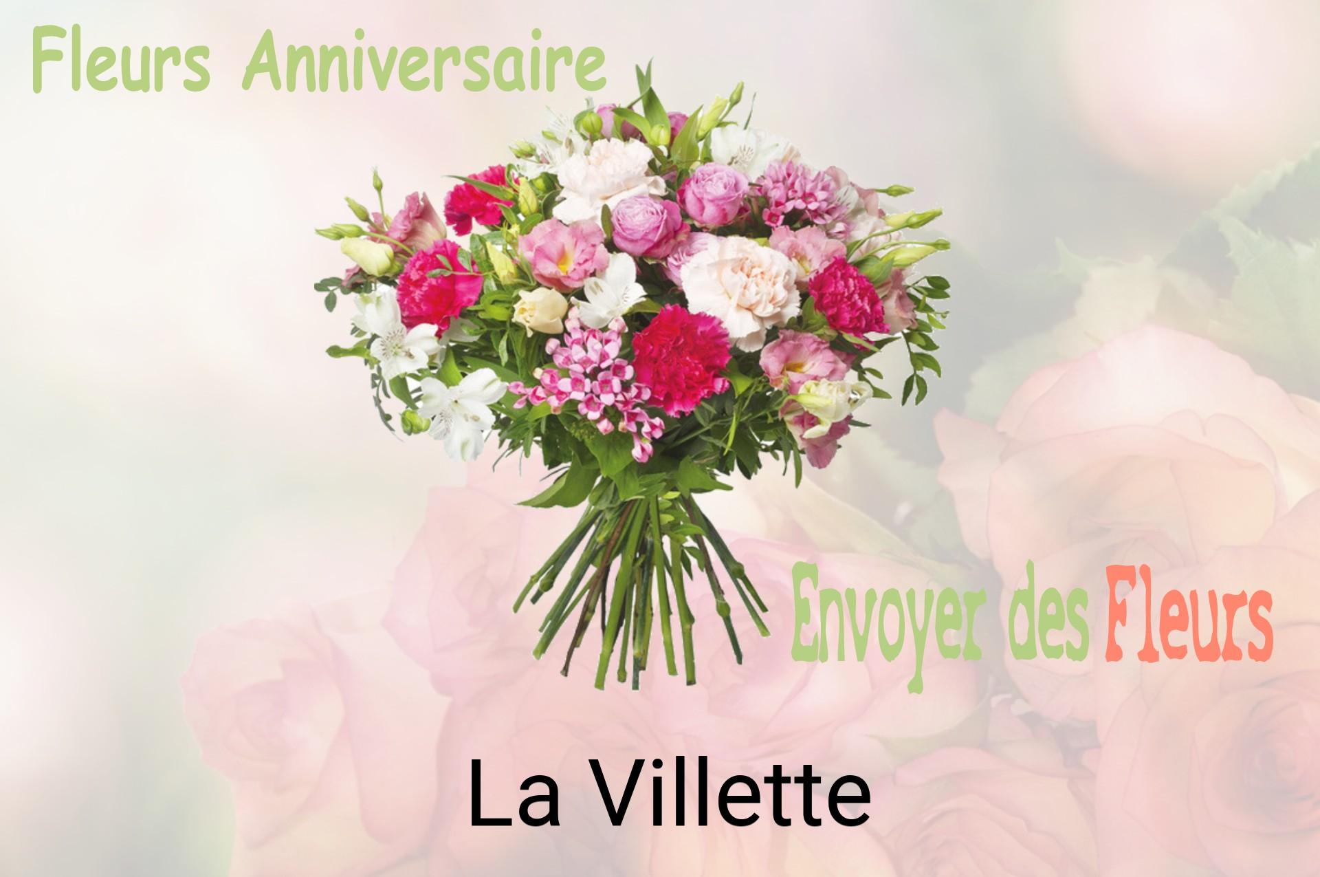 Bouquet de fleurs d’anniversaire livré à La Villette